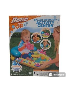 Banzai Jr. Splash & Discovery Activity Center - Perfect For Ages 9 - 24 Months